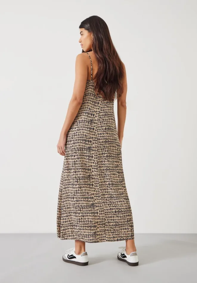 Hush Dresses Women Eloise Printed Maxi Slip Dress Contrast Mark Neutral Hush Dresses Women Eloise Printed Maxi Slip Dress Contrast Mark Neutral
