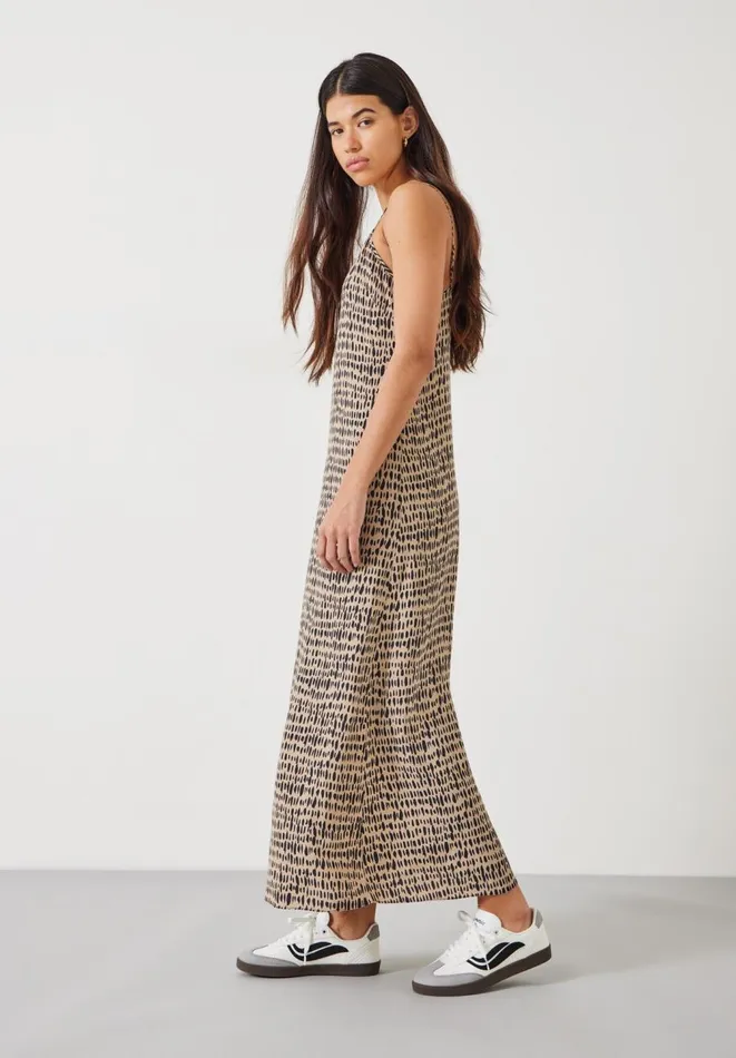 Hush Dresses Women Eloise Printed Maxi Slip Dress Contrast Mark Neutral Hush Dresses Women Eloise Printed Maxi Slip Dress Contrast Mark Neutral