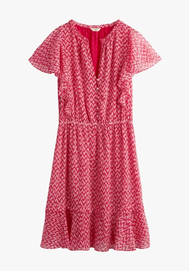 Hush Dresses Women Fifi Mini Dress Zig Zag Pinkred Hush Dresses Women Fifi Mini Dress Zig Zag Pinkred