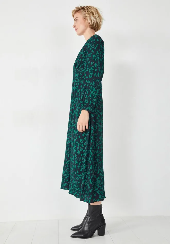 Hush Dresses Women Georgia Tea Dress Petal Ditsy Navygreen Hush Dresses Women Georgia Tea Dress Petal Ditsy Navygreen