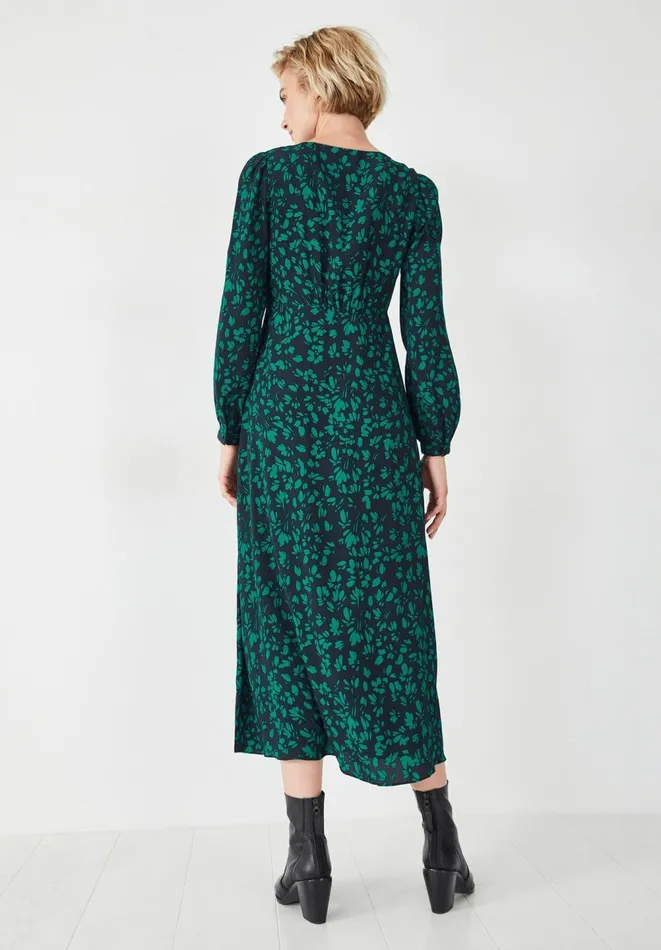 Hush Dresses Women Georgia Tea Dress Petal Ditsy Navygreen Hush Dresses Women Georgia Tea Dress Petal Ditsy Navygreen