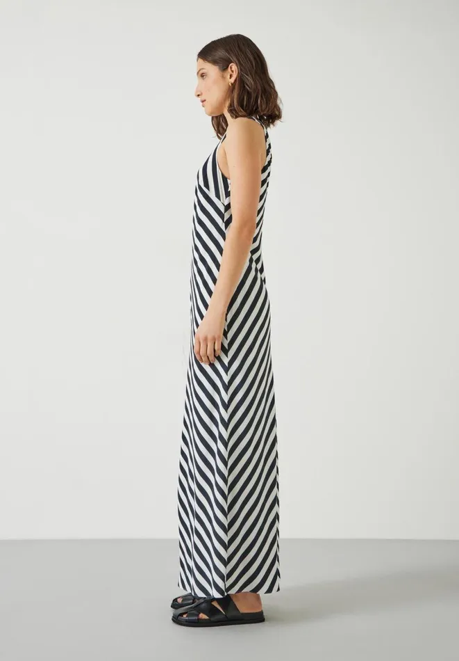 Hush Dresses Women Imani Stripe Maxi Dress Stripe Black Hush Dresses Women Imani Stripe Maxi Dress Stripe Black