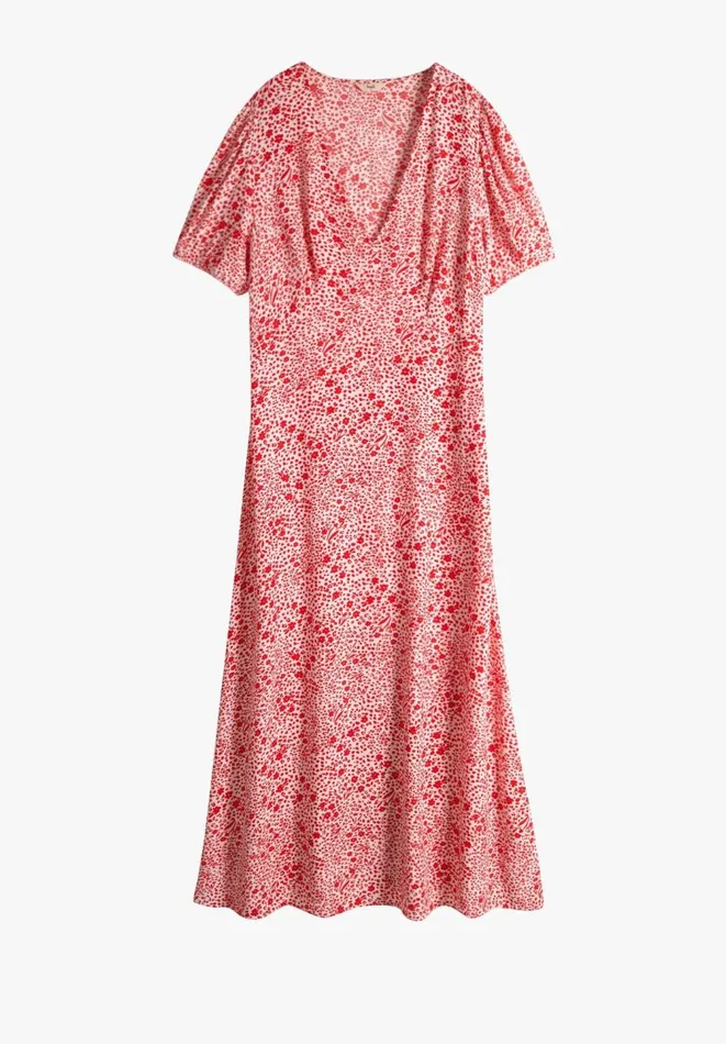 Hush Dresses Women Juliette Midi Tea Dress Mini Floral Leopard Red Hush Dresses Women Juliette Midi Tea Dress Mini Floral Leopard Red