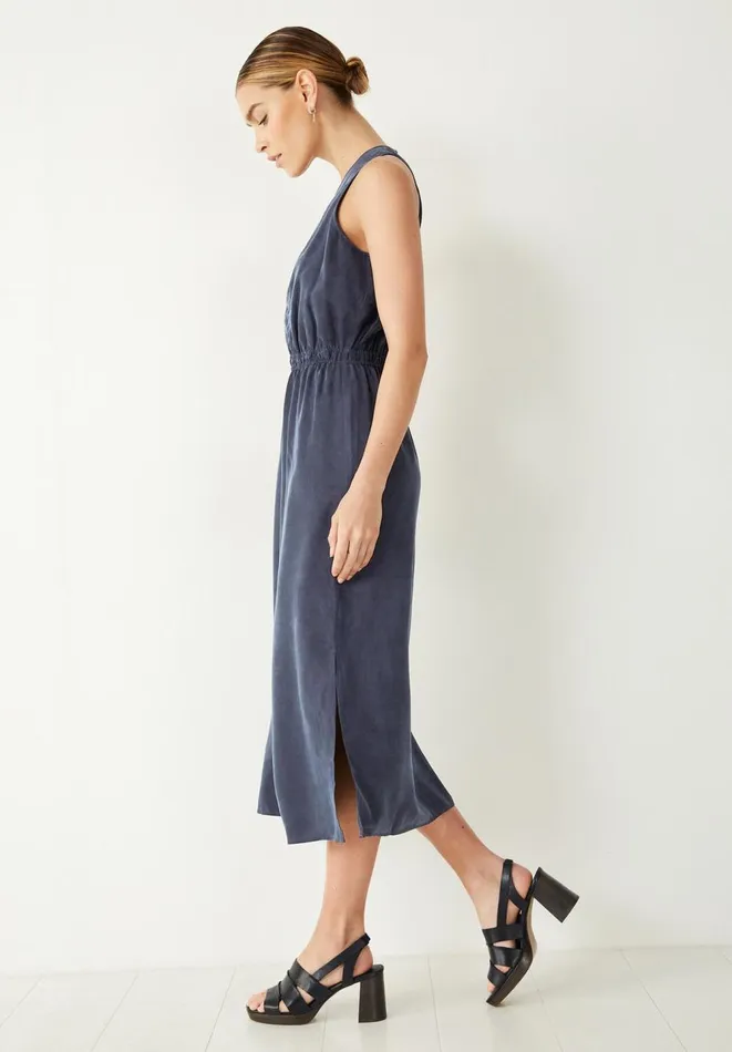 Hush Dresses Women Leyla Midi Dress Midnight Hush Dresses Women Leyla Midi Dress Midnight