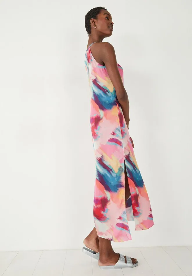 Hush Dresses Women Nazli Halter Midi Dress Multicolour Marble Hush Dresses Women Nazli Halter Midi Dress Multicolour Marble