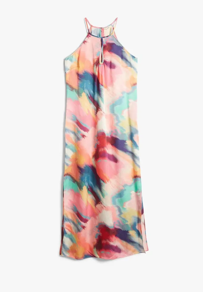 Hush Dresses Women Nazli Halter Midi Dress Multicolour Marble Hush Dresses Women Nazli Halter Midi Dress Multicolour Marble