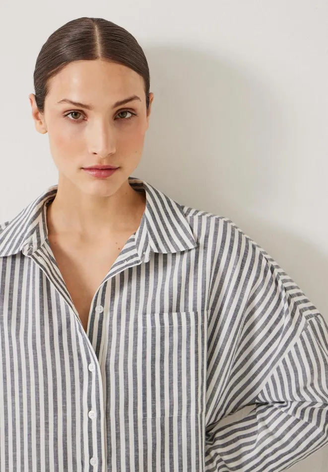 Hush Dresses Women Skye Mini Beach Shirt Dress Navywhite Stripe Hush Dresses Women Skye Mini Beach Shirt Dress Navywhite Stripe