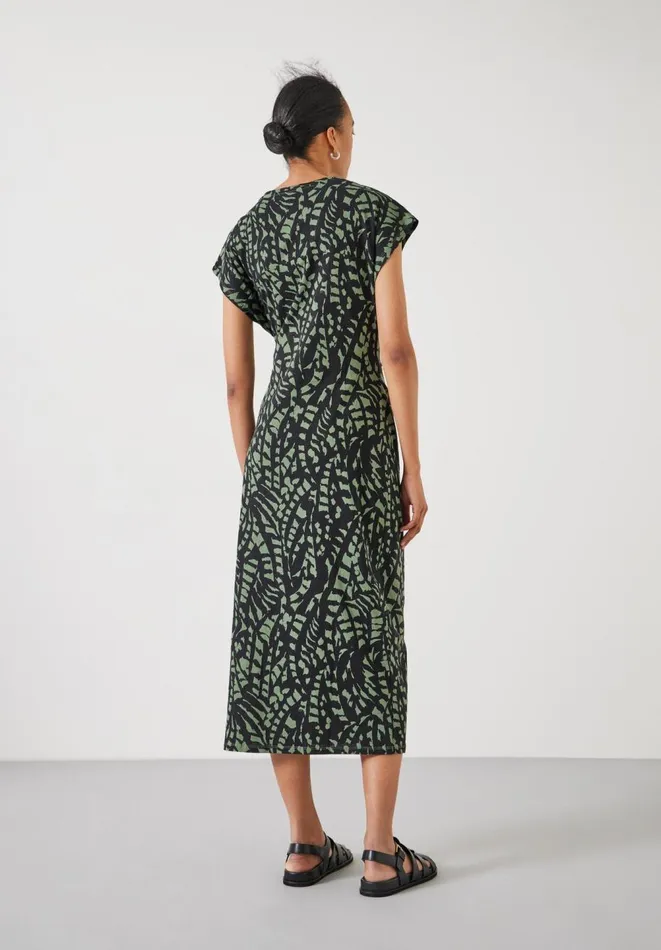 Hush Dresses Women Trinny Jersey Midi Dress Abstract Boho Charcoal Hush Dresses Women Trinny Jersey Midi Dress Abstract Boho Charcoal
