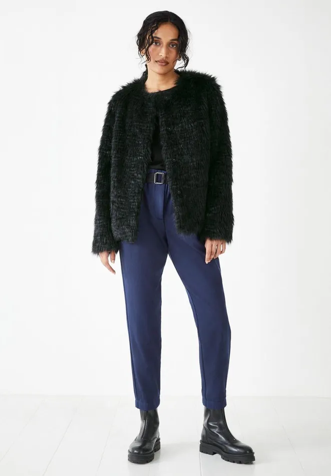 Hush Jackets and Coats Women Dita Short Faux Fur Coat Black Hush Jackets and Coats Women Dita Short Faux Fur Coat Black