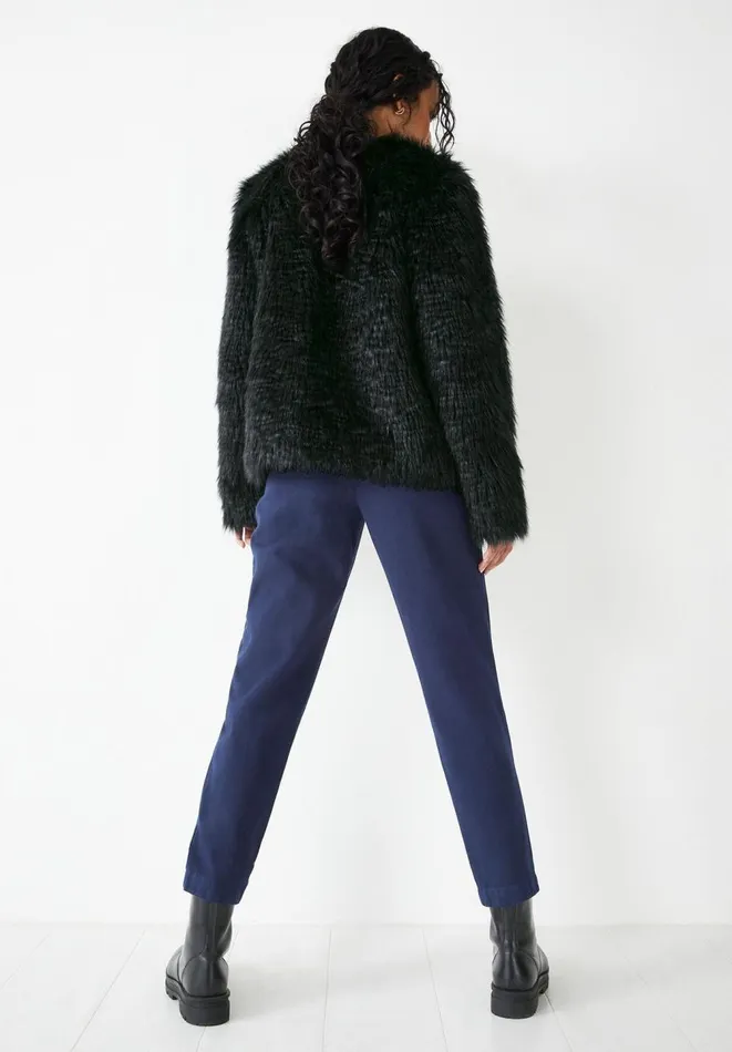 Hush Jackets and Coats Women Dita Short Faux Fur Coat Black Hush Jackets and Coats Women Dita Short Faux Fur Coat Black