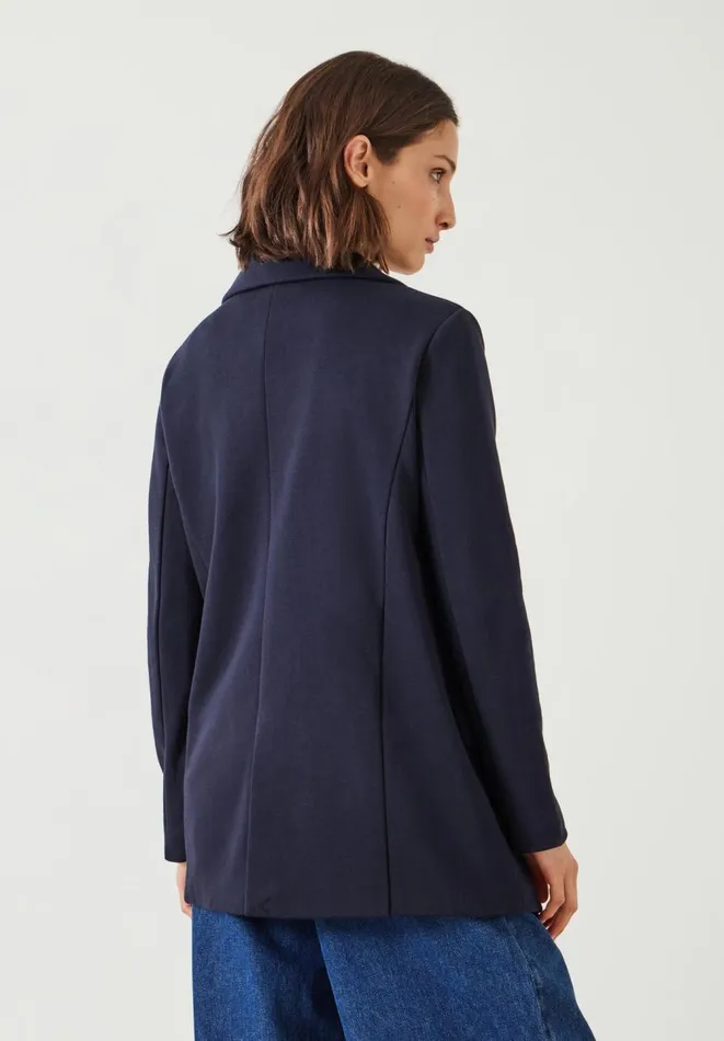 Hush Jackets and Coats Women Emery Jersey Blazer Navy Hush Jackets and Coats Women Emery Jersey Blazer Navy