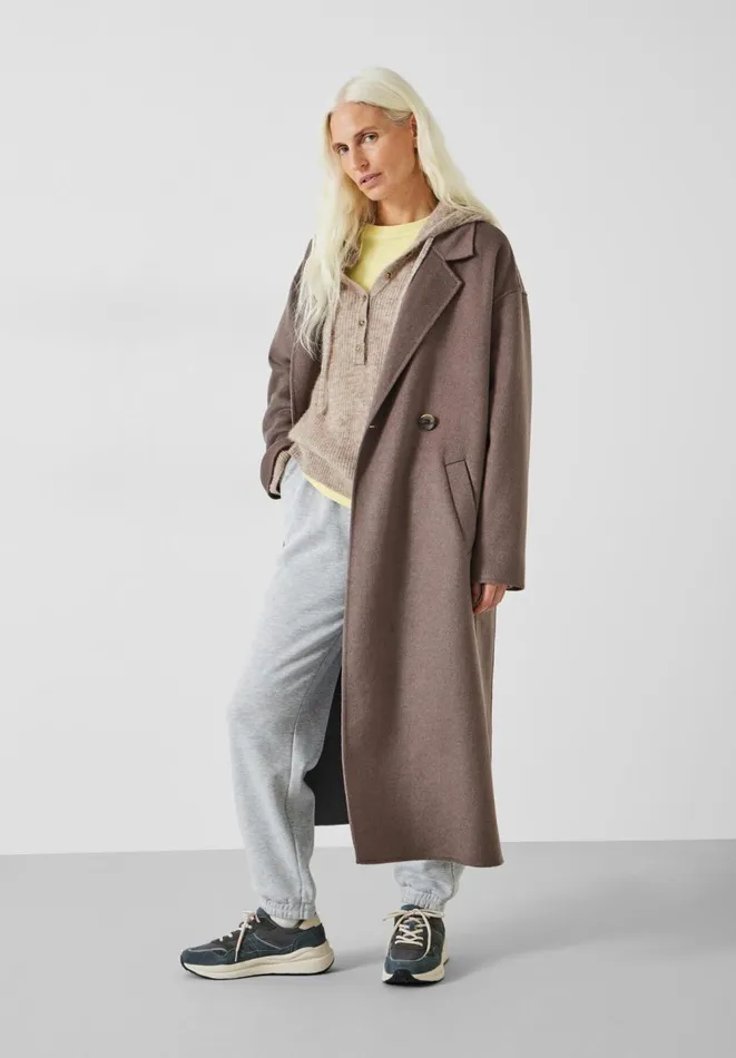 Hush Jackets and Coats Women Iris Relaxed Wool Blend Double Faced Coat Coffee Hush Jackets and Coats Women Iris Relaxed Wool Blend Double Faced Coat Coffee