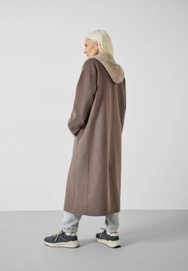 Hush Jackets and Coats Women Iris Relaxed Wool Blend Double Faced Coat Coffee Hush Jackets and Coats Women Iris Relaxed Wool Blend Double Faced Coat Coffee
