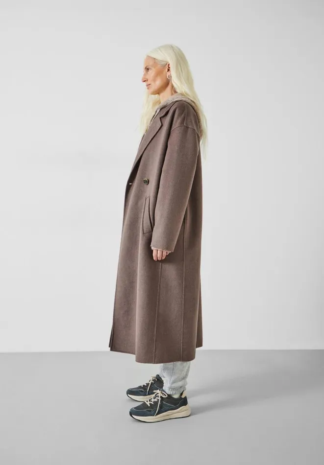 Hush Jackets and Coats Women Iris Relaxed Wool Blend Double Faced Coat Coffee Hush Jackets and Coats Women Iris Relaxed Wool Blend Double Faced Coat Coffee