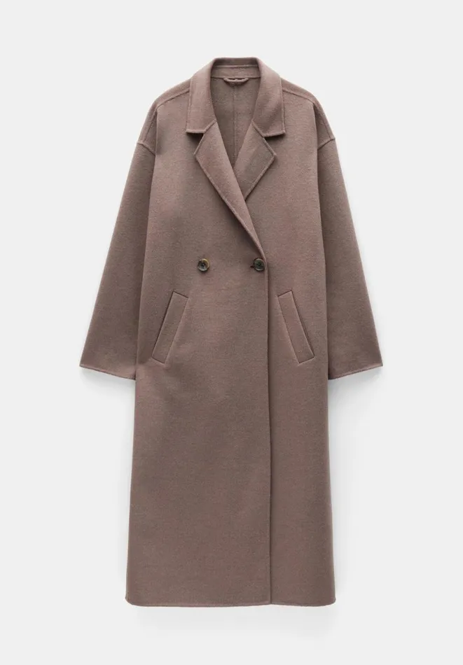 Hush Jackets and Coats Women Iris Relaxed Wool Blend Double Faced Coat Coffee Hush Jackets and Coats Women Iris Relaxed Wool Blend Double Faced Coat Coffee