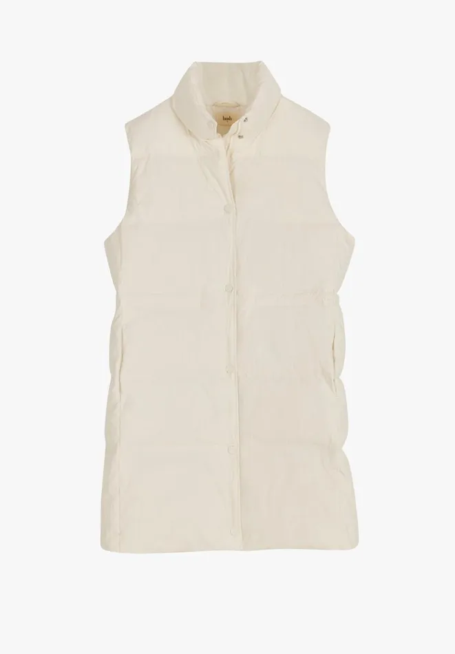 Hush Jackets and Coats Women Linden Padded Gilet Ecru Hush Jackets and Coats Women Linden Padded Gilet Ecru