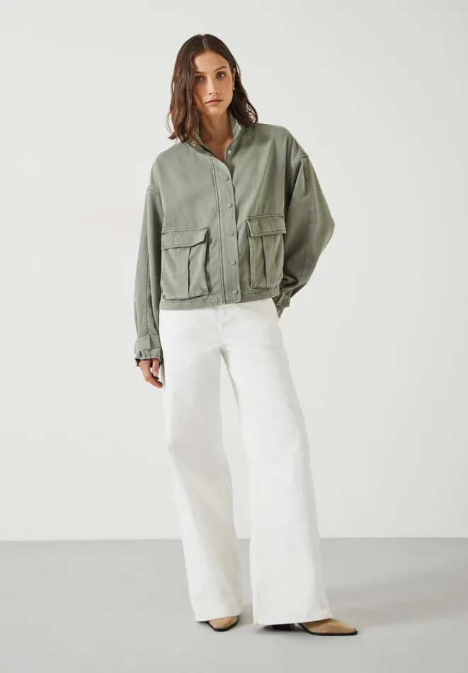 Hush Jackets and Coats Women Melinda Utility Jacket Green Hush Jackets and Coats Women Melinda Utility Jacket Green