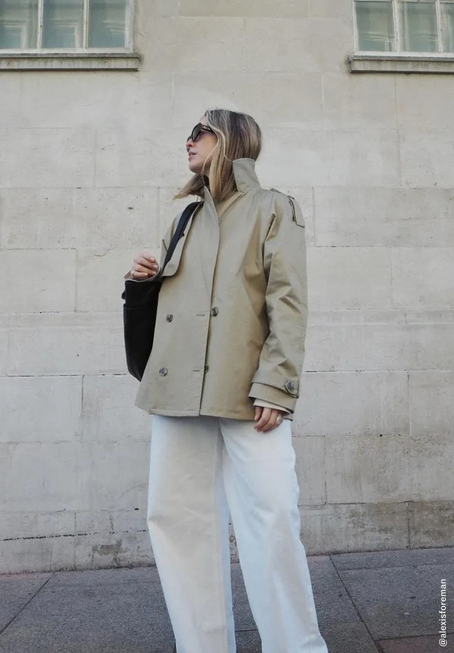 Hush Jackets and Coats Women Stella Short Trench Jacket Stone Hush Jackets and Coats Women Stella Short Trench Jacket Stone