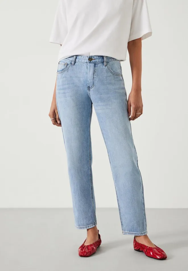 Hush Jeans Women Boyfriend Jeans Pale Blue Authentic Hush Jeans Women Boyfriend Jeans Pale Blue Authentic