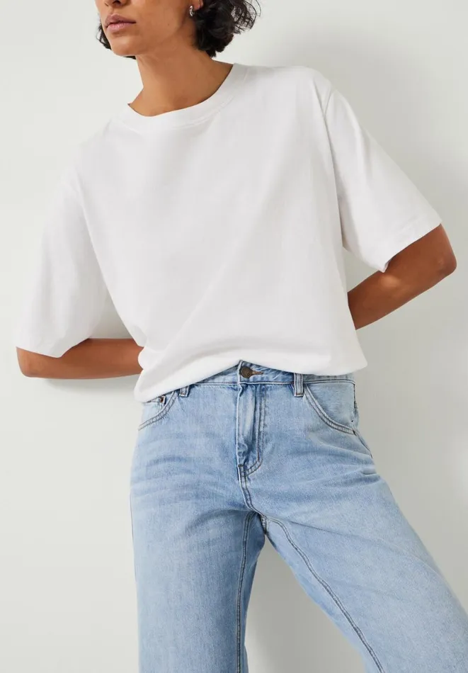 Hush Jeans Women Boyfriend Jeans Pale Blue Authentic Hush Jeans Women Boyfriend Jeans Pale Blue Authentic