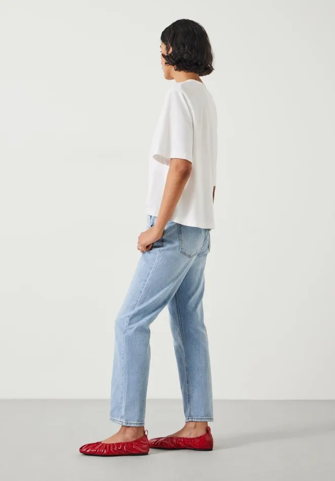 Hush Jeans Women Boyfriend Jeans Pale Blue Authentic Hush Jeans Women Boyfriend Jeans Pale Blue Authentic