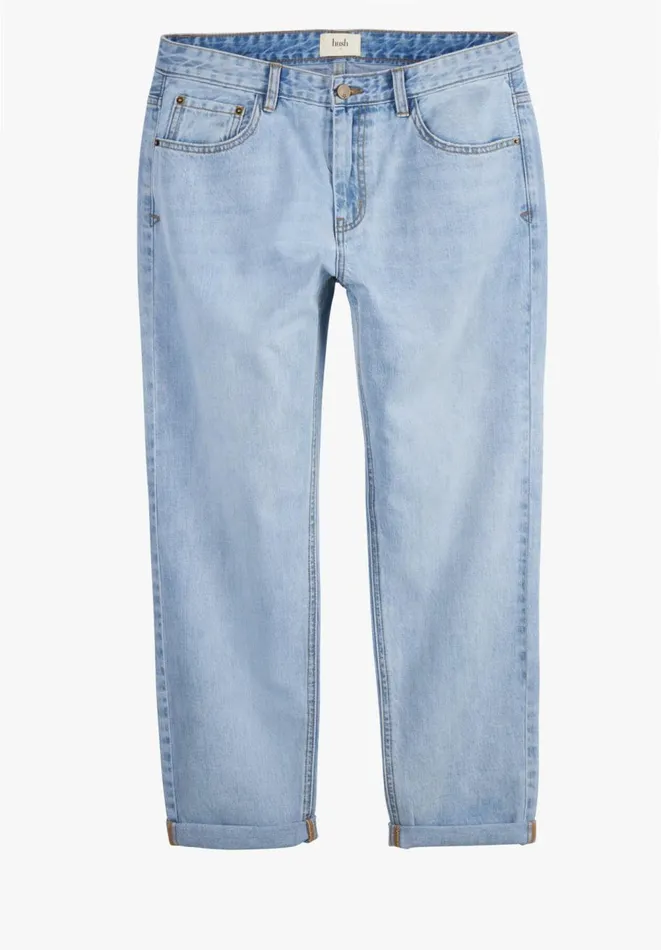 Hush Jeans Women Boyfriend Jeans Pale Blue Authentic Hush Jeans Women Boyfriend Jeans Pale Blue Authentic