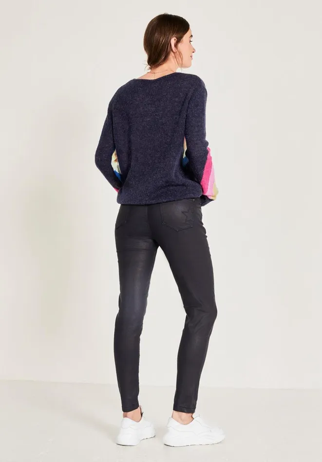 Hush Jeans Women Coated Jeans Midnight Hush Jeans Women Coated Jeans Midnight