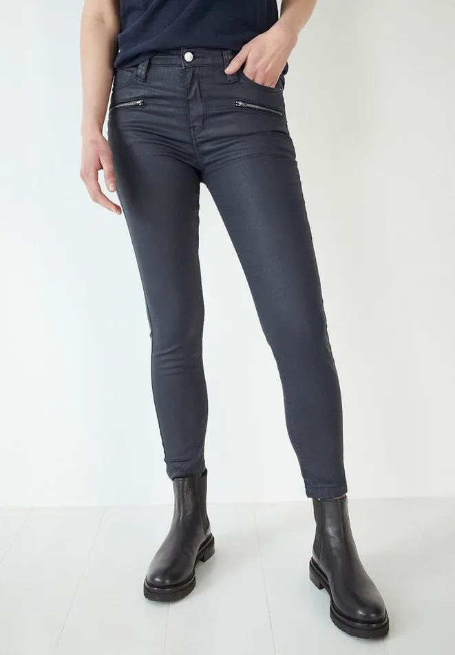 Hush Jeans Women Coated Jeans Midnight Navy Hush Jeans Women Coated Jeans Midnight Navy