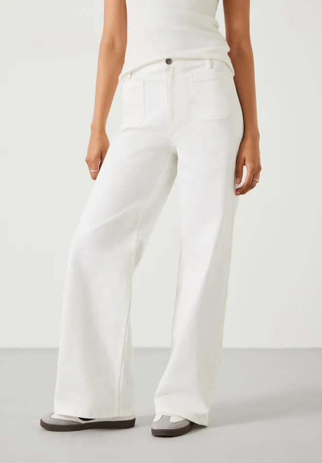 Hush Jeans Women Rowan Flared Jeans White