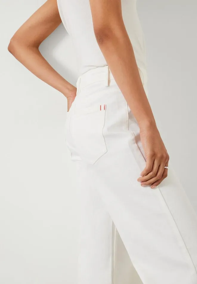 Hush Jeans Women Rowan Flared Jeans White
