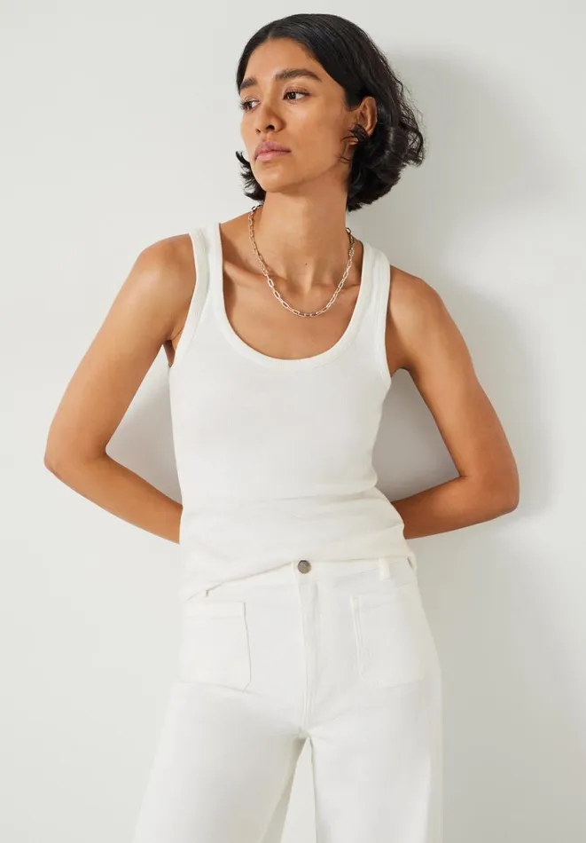Hush Jeans Women Rowan Flared Jeans White