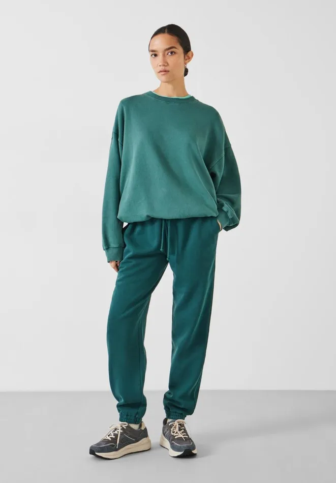 Hush Joggers and Leggings Women Alyna Relaxed Washed Joggers Deep Green Hush Joggers and Leggings Women Alyna Relaxed Washed Joggers Deep Green
