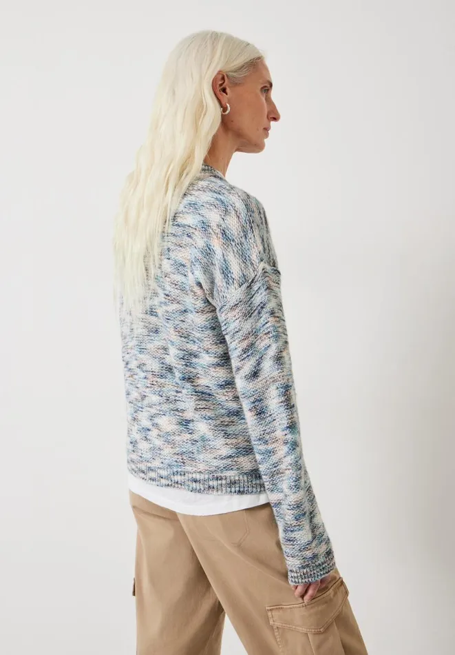 Hush Jumpers and Cardigans Women Cece Relaxed Drop Shoulder Jumper Ecru Multi Hush Jumpers and Cardigans Women Cece Relaxed Drop Shoulder Jumper Ecru Multi