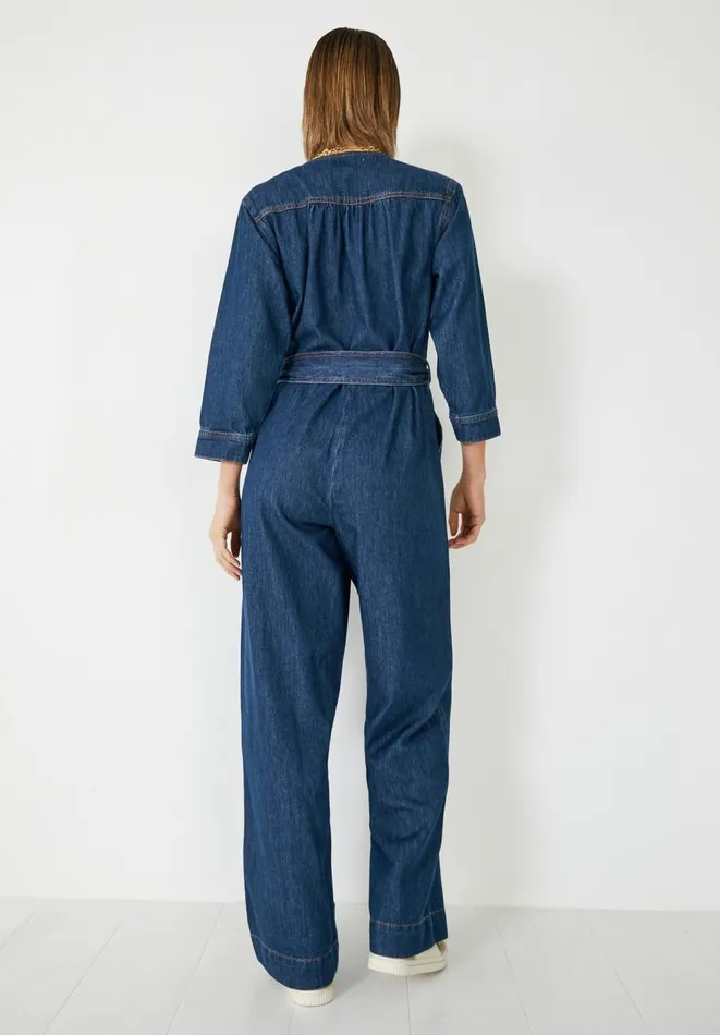 Hush Jumpsuits Women Jackson Denim Jumpsuit Blue Denim