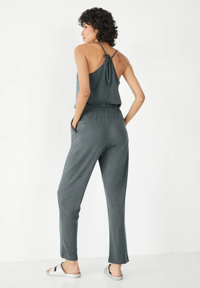 Hush Jumpsuits Women Jodie Racer Back Jumpsuit Washed Black Hush Jumpsuits Women Jodie Racer Back Jumpsuit Washed Black