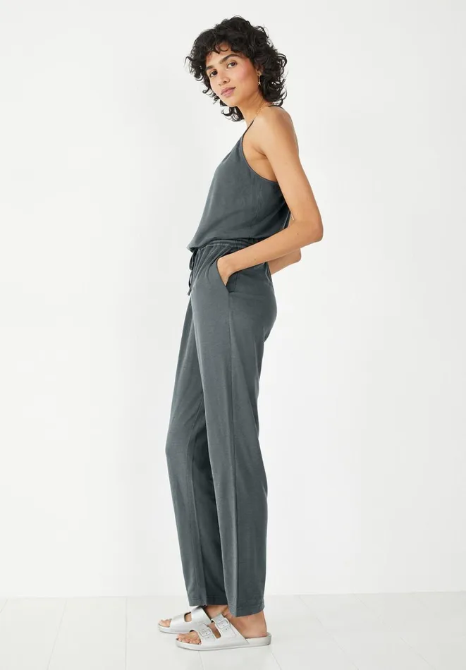 Hush Jumpsuits Women Jodie Racer Back Jumpsuit Washed Black Hush Jumpsuits Women Jodie Racer Back Jumpsuit Washed Black