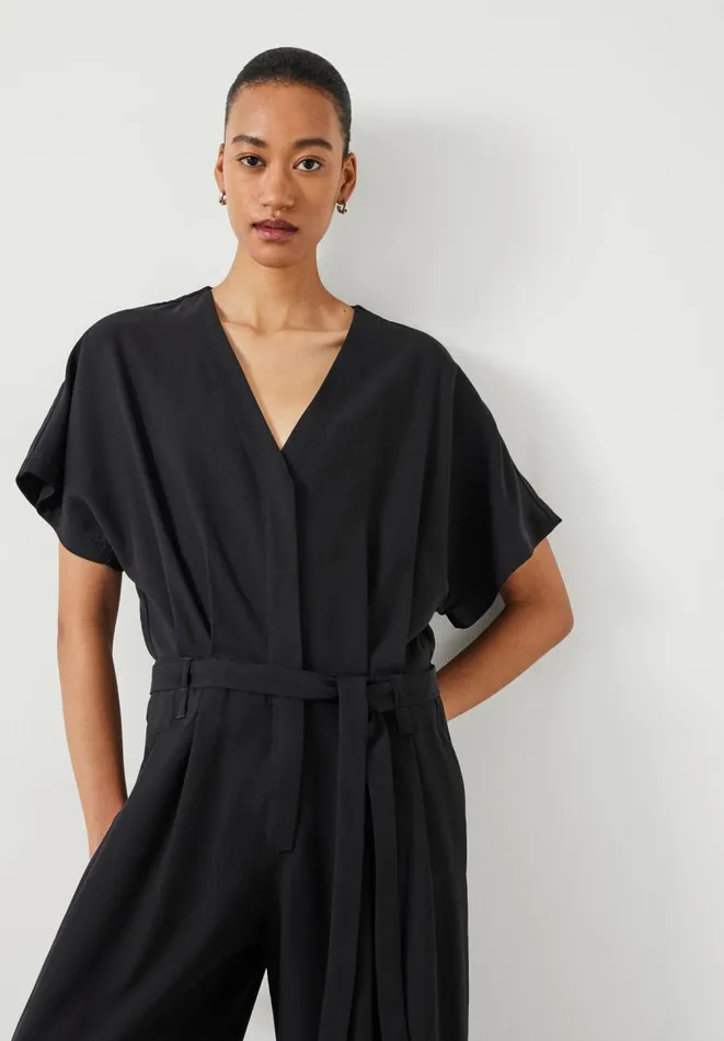 Hush Jumpsuits Women Marie Pleat Jumpsuit Black Hush Jumpsuits Women Marie Pleat Jumpsuit Black