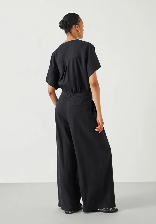 Hush Jumpsuits Women Marie Pleat Jumpsuit Black Hush Jumpsuits Women Marie Pleat Jumpsuit Black