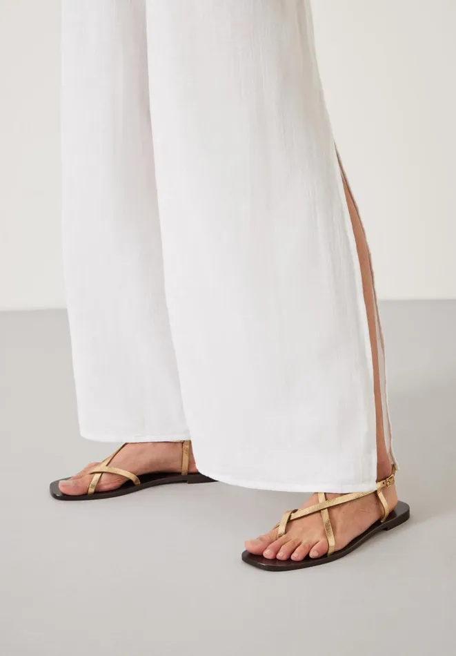 Hush Sandals Women Suzie Strappy Sandal Gold Metallic Hush Sandals Women Suzie Strappy Sandal Gold Metallic