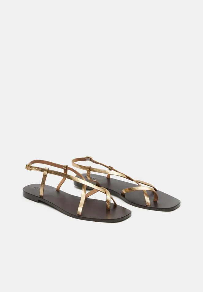 Hush Sandals Women Suzie Strappy Sandal Gold Metallic Hush Sandals Women Suzie Strappy Sandal Gold Metallic