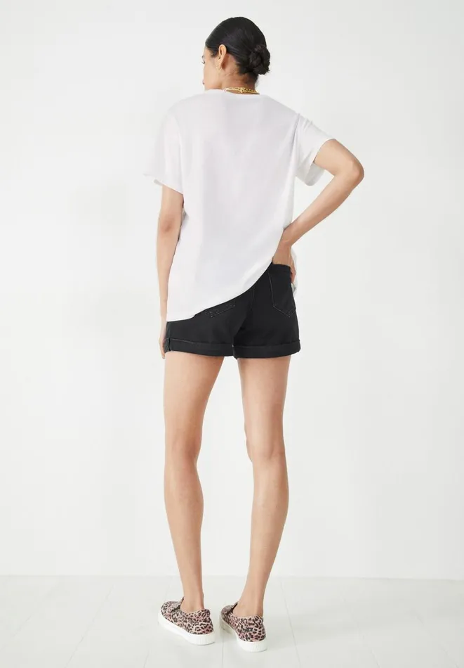 Hush Shorts Women Cara Denim Shorts Washed Black Hush Shorts Women Cara Denim Shorts Washed Black