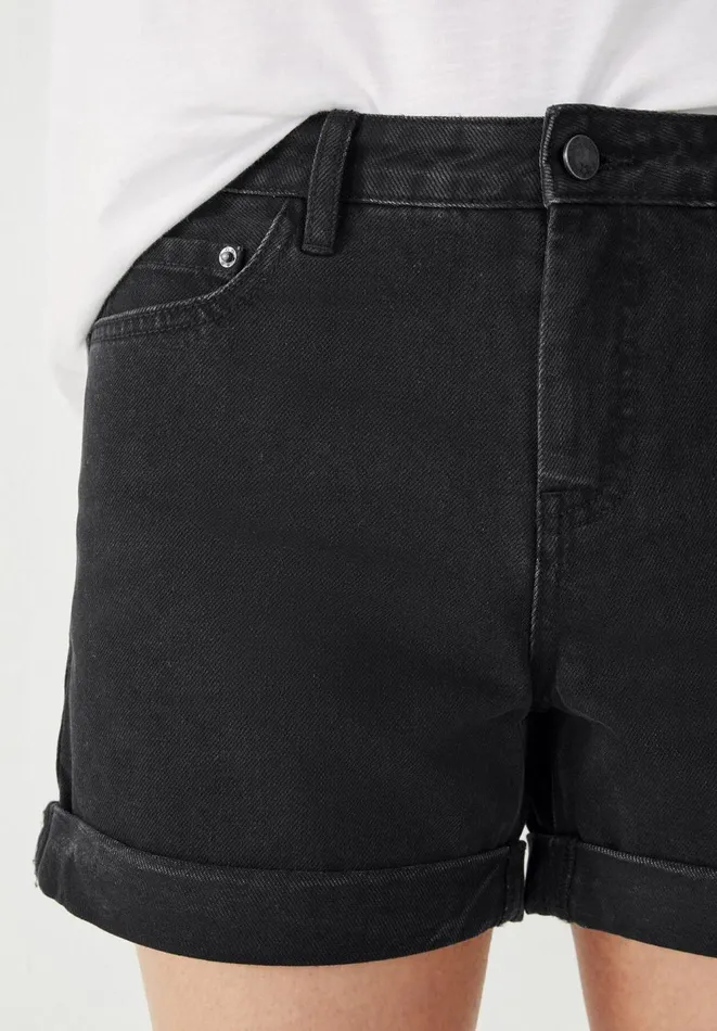 Hush Shorts Women Cara Denim Shorts Washed Black Hush Shorts Women Cara Denim Shorts Washed Black