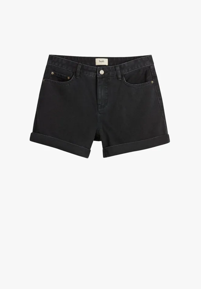 Hush Shorts Women Cara Denim Shorts Washed Black Hush Shorts Women Cara Denim Shorts Washed Black