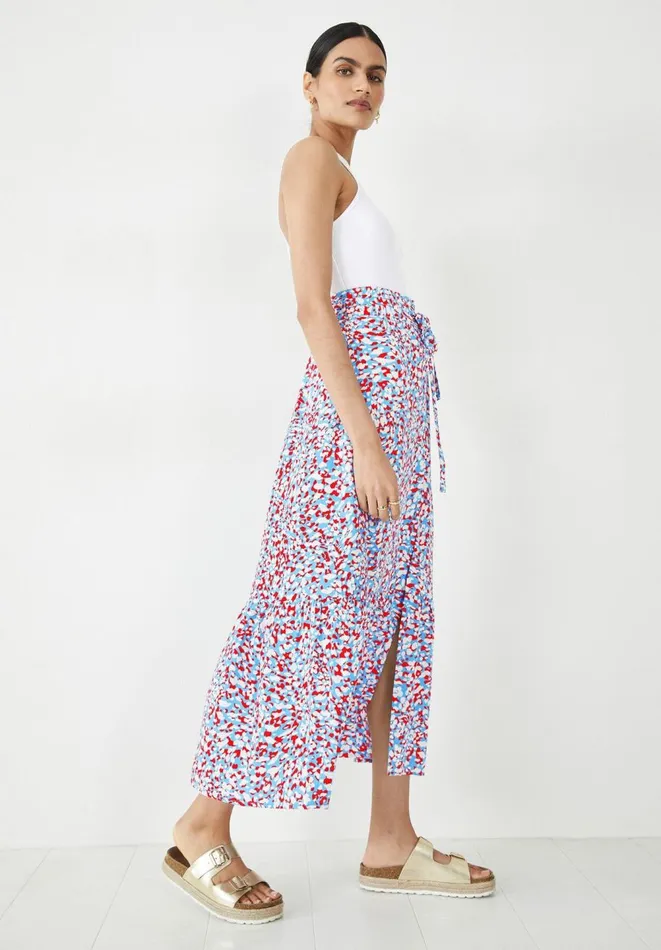 Hush Skirts Women Albany Belted Maxi Skirt Animal Mark Floral Hush Skirts Women Albany Belted Maxi Skirt Animal Mark Floral