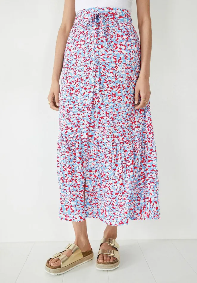 Hush Skirts Women Albany Belted Maxi Skirt Animal Mark Floral Hush Skirts Women Albany Belted Maxi Skirt Animal Mark Floral