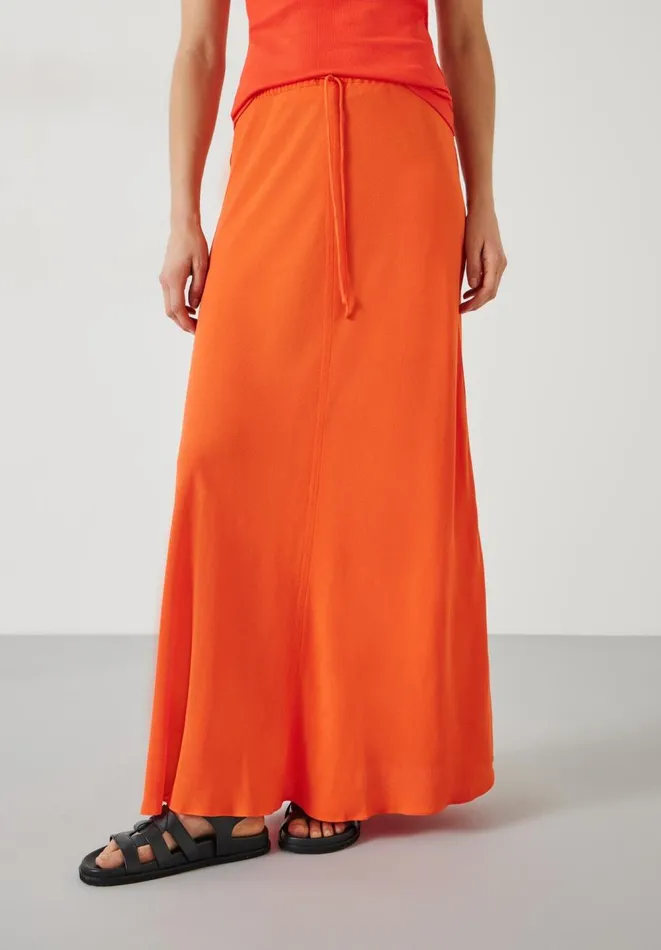 Hush Skirts Women Hanna Maxi Skirt Orange Red Hush Skirts Women Hanna Maxi Skirt Orange Red