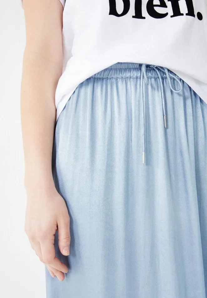 Hush Skirts Women Hope Tie Waist Skirt Dove Blue Hush Skirts Women Hope Tie Waist Skirt Dove Blue