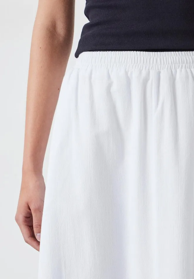 Hush Skirts Women Ishani Maxi Textured Skirt White Hush Skirts Women Ishani Maxi Textured Skirt White