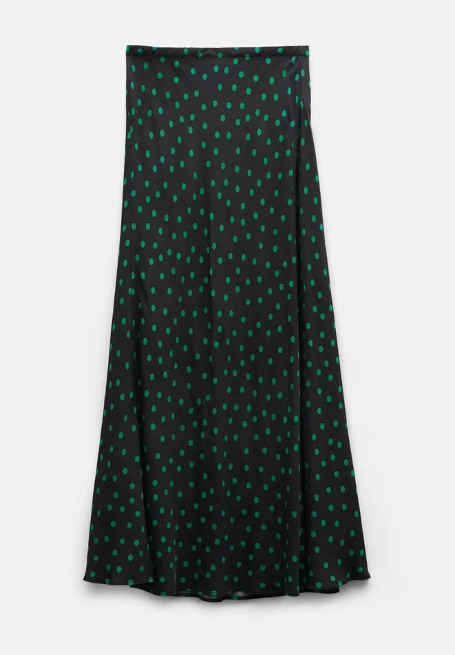 Hush Skirts Women Katie Maxi Skirt Polka Dots Green Hush Skirts Women Katie Maxi Skirt Polka Dots Green
