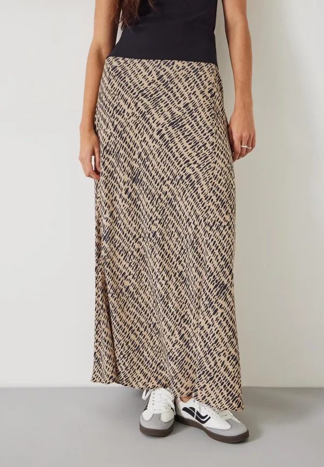 Hush Skirts Women Katie Printed Maxi Skirt Contrast Mark Neutral Hush Skirts Women Katie Printed Maxi Skirt Contrast Mark Neutral